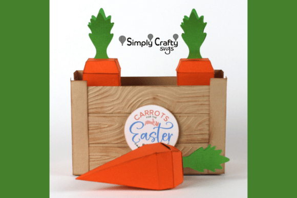 Carrot Patch SVG: A 3D Easter Asset for Brands