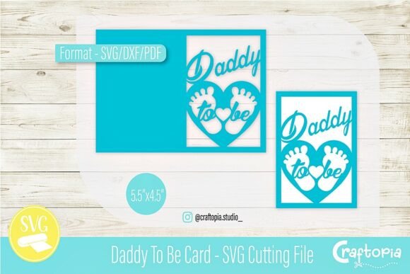 Daddy to Be Card – SVG Cutting File