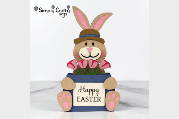 Floral Easter Bunny Card SVG Review
