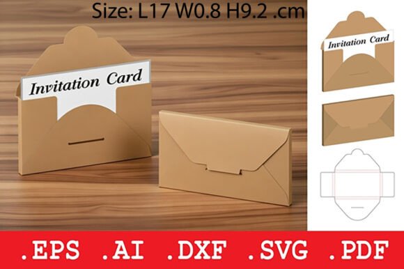 Folding Invitation Card Envelope: 3D SVG Objects Review