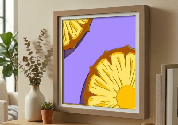 Fresh Pineapple 3D SVG Freebies for Summer Blogs