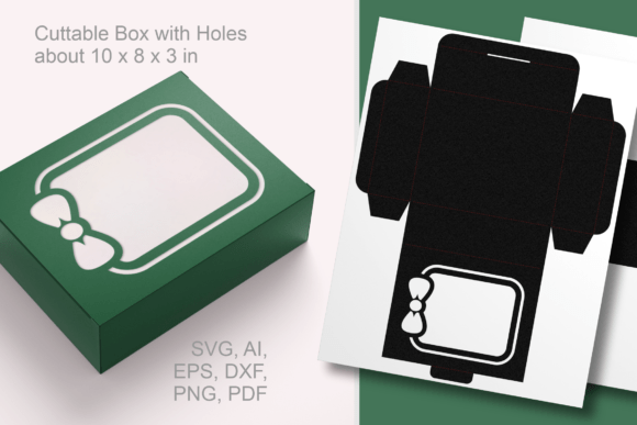 Gift Bow Cutout 2: 3D SVG for Life Events