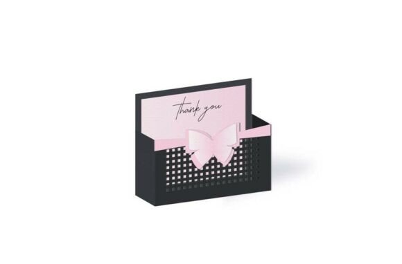 Grid Cutout Tray Favout Box: 3D SVG Gift Boxes