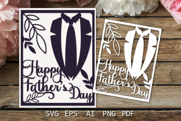Review: 3D SVG Father S Day Paper Cut Card