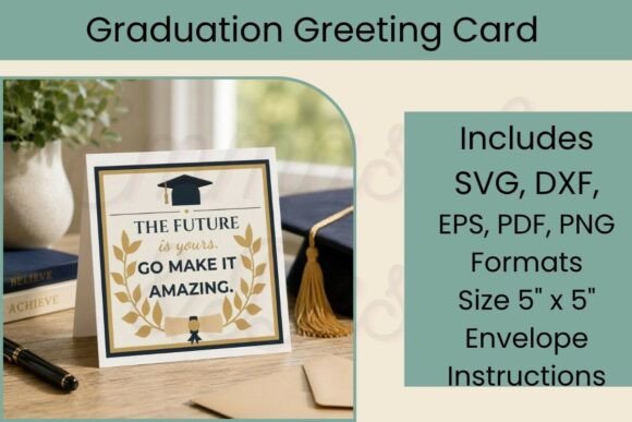 Review: 3D SVG Graduation Card SVG Freebies for Crafters