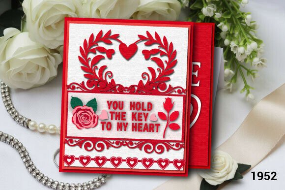 Review: 3D SVG Valentine S Day Layered Card 1952
