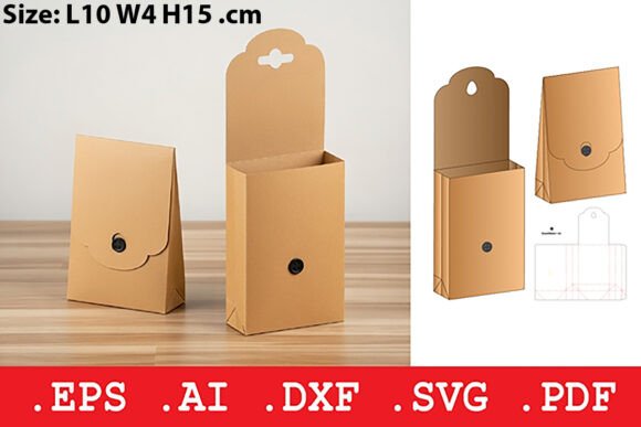 Review: Hanging Tab Scalloped Closure Pouch Box Design